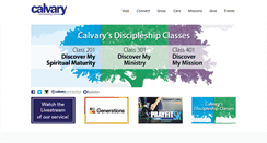Desktop Screenshot of calvarycc.org