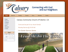 Tablet Screenshot of calvarycc.net